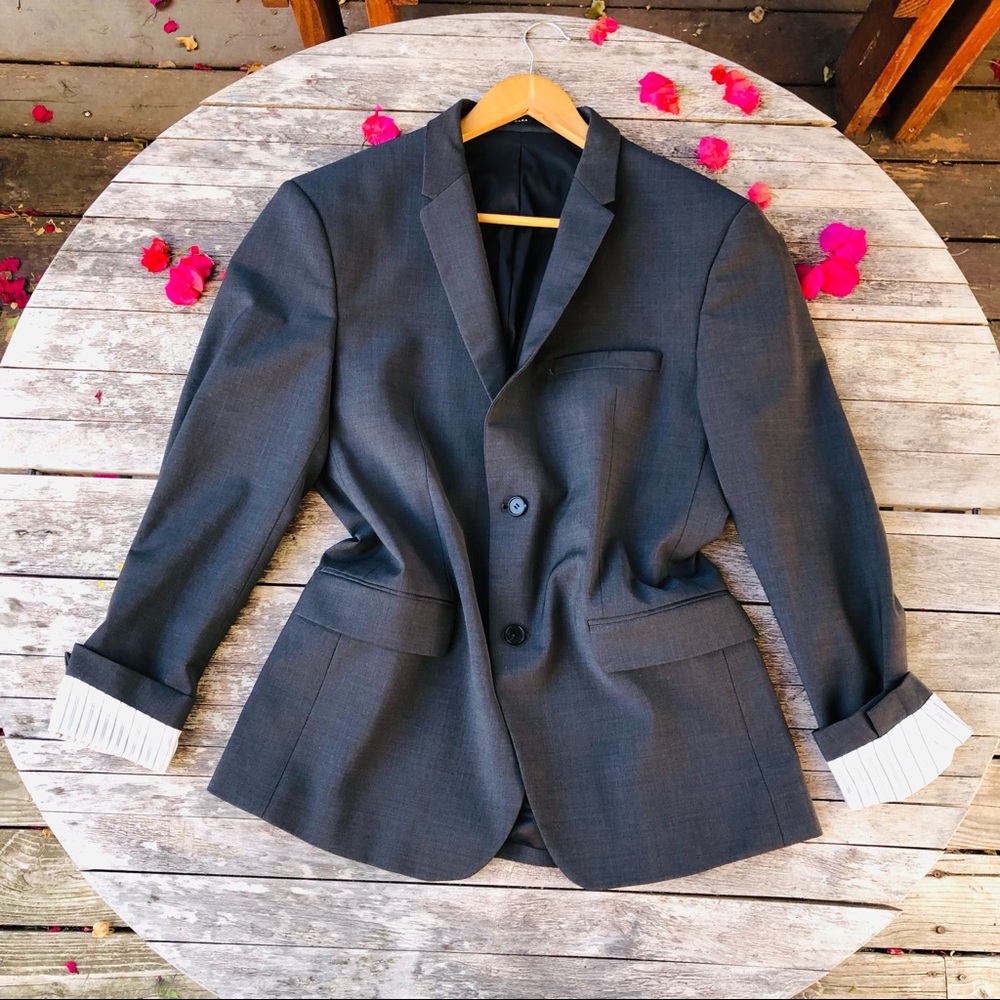 Zara Wool Blazer Suit Coat size 42